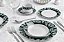 Aparelho de Jantar Folhas com 20 Peças em Porcelana Branca e Verde - Hauskraft - Imagem 2