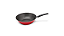 Frigideira Wok Oriental 28cm revestimento Antiaderente com Cabo Vermelho - Linha Essencial Multiflon - Imagem 4