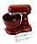 Batedeira Lux 500 Vermelha Fun Kitchen - 127v - Imagem 3