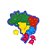 Quebra-cabeça Mapa do Brasil - Imagem 1