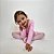 Collant ballet rosa manga longa infantil - Imagem 1