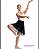 Saia Ballet Capezio com cós e com bico em Jersey - Imagem 1