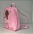 Mochila cor de rosa bailarina luxo para aulas de ballet - Imagem 1