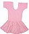 Conjunto vestido collant e saia cor rosa ballet infantil - Imagem 2