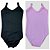 Collant alcinha helanca juvenil cores rosa e preto - Imagem 1