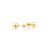 BRINCO DE BOLA 5 MM EM OURO 18K - Imagem 1