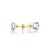 BRINCO PONTO DE LUZ OURO 18K 5 MM EM OURO 18K - Imagem 1