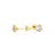BRINCO PONTO DE LUZ OURO 18K 4 MM EM OURO 18K - Imagem 1