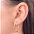 BRINCO ARGOLA 28 MM EM OURO 18K - Imagem 2