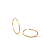 BRINCO ARGOLA 23 MM EM OURO 18K - Imagem 1