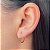 BRINCO ARGOLA 17 MM EM OURO 18K - Imagem 2