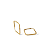 BRINCO LOSANGO Q 02 EM OURO 18K - Imagem 1