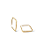 BRINCO LOSANGO Q 03 EM OURO 18K - Imagem 1