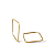 BRINCO LOSANGO Q 04 EM OURO 18K - Imagem 1