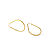 BRINCO GOTA 02 EM OURO 18K - Imagem 1