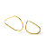 BRINCO GOTA 03 EM OURO 18K - Imagem 1