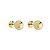 Brinco Bola 5mm Infantil Adulto Ouro 18k - Imagem 1