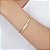 Bracelete Chanfrado 4 Mm Em Ouro 19 Cm - Imagem 2