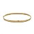 Bracelete Chanfrado 4 Mm Em Ouro 19 Cm - Imagem 1