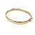 BRACELETE CHATO 7 MM EM OURO - Imagem 1