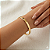 BRACELETE CHATO 7 MM EM OURO - Imagem 2