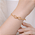 BRACELETE INFINITO FIO CHATO 2MM EM OURO - Imagem 2