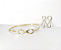 CONJUNTO INFINITO EM OURO - BRACELETE + BRINCO 28MM - Imagem 2