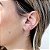 Brinco Em Ouro Flor De Elos 6mm Dourado - Imagem 2