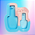Molde de Silicone Esmalte 2 Cavidades Modelo I - Imagem 1