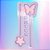 Molde de Silicone Caneta Vazada Super Slim Estrela Borboleta - Imagem 1