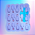Molde de Silicone Mini Esmalte 15 cavidades Modelo I - Imagem 1