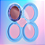 Molde de Silicone Espelho Oval - 4 Cavidades - Imagem 1