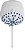 DUCHA SINTEX TOP BANHO CIRCLE 4T 220V/5500W - Imagem 3