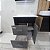 BALCAO KIT LAORE 0.60 (3PC) - BASALTO C/ PRETO - SAO JOAO - Imagem 4