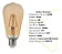 LAMPADA LED RETRO PERA ST64 AMB2200K 4W - AVANT - Imagem 5