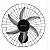 VENTILADOR OSC PAREDE 50CM STEEL PREMIUN BIVOLT - Imagem 3