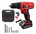 PARAFUSADEIRA 12V BATERIA BIV KIT 17PCS - WORKER - Imagem 6