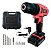 PARAFUSADEIRA 12V BATERIA BIV KIT 17PCS - WORKER - Imagem 1