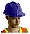 CAPACETE SEGURANÇA PARA CONSTRUCAO  AZUL - WORKER REFORÇADO COM CARNEIRA - Imagem 8
