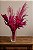 Arranjo Flores Secas Desidratadas Decoração Arranjo Noiva Pink - Imagem 1