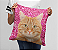 Almofada Personalizada com a Foto do Seu Pet Pink - Imagem 1