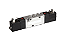 Válvula V60 series, duplo solenoide, G1/8, 5/2 bobina 220v Código: V60A511A-A219C - Imagem 1