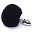 Plug Anal em Aço com Pompom P - Imagem 3