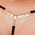 Calcinha Fio Dental com Frase Preta - Imagem 6