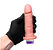 Prótese Realística Maciça com Vibrador 18x4cm - Imagem 2