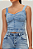 Cropped Barbara Andreza Chagas Jeans Claro M - Imagem 2