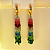 Brinco Chuva Mix de Pedras - Imagem 1