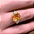 ANEL BAGUETE CITRINO E MOISSANITE - Imagem 4