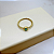 ANEL MINIMAL ESMERALDA EM OURO 18K - Imagem 2
