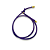 CHOKER COURO ROXA - Imagem 1